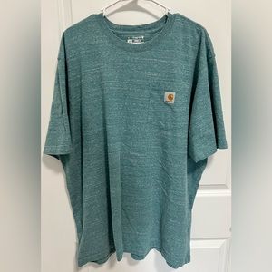 Carhartt men’s teal loose fit T-shirt size XL